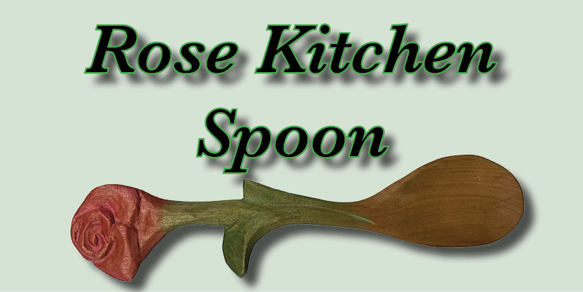 Rose Kitchen Spoon